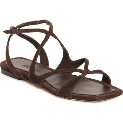 Jimmy Choo Ayla Suede Flat Sandals