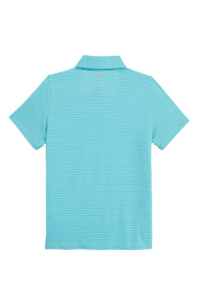 Vineyard Vines Kids' Bradley Stripe Sankaty Performance Polo