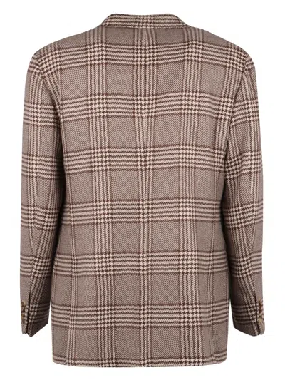 Kiton Check-pattern Blazer