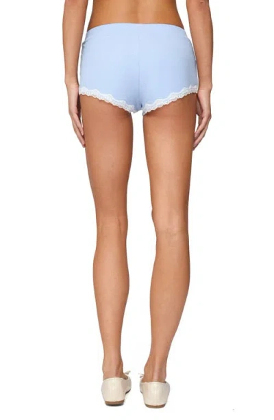 Edikted Olena Lace Trim Shorts