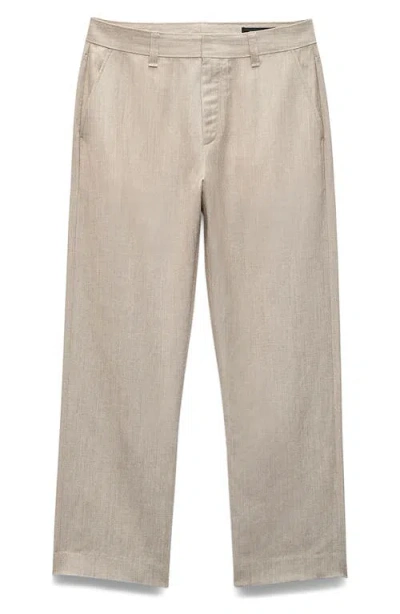 Rag & Bone Evan Tapered Donegal Wool Blend Pants