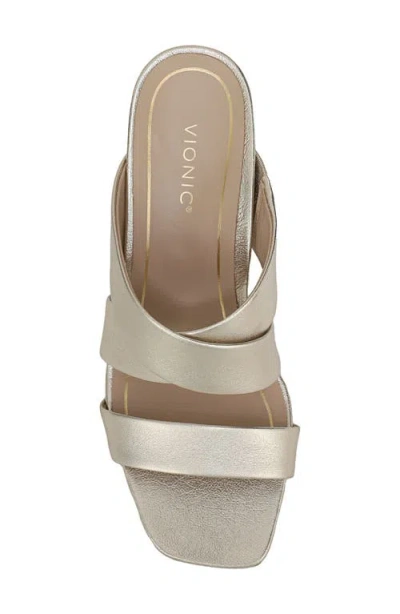 Vionic Merlot Slide Sandal In Neutral