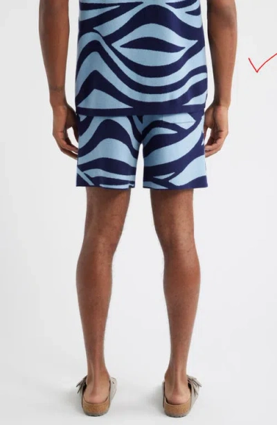Mavrans Wave Knit Shorts In Multi