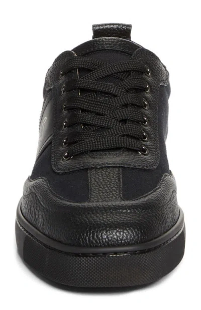 Christian Louboutin Low Top Sneakers Flat Sole In Black