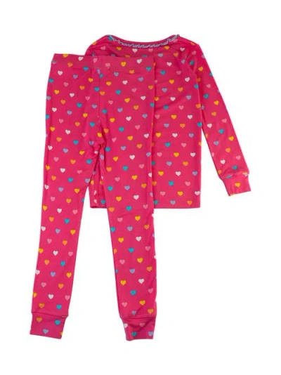 Rufflebutts Softsnooze Girls Ruffle Long Sleeve Pajama Set
