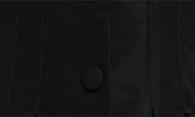 Carolina Herrera Cuffed Short Sleeve Button Front Silk Faille Gown