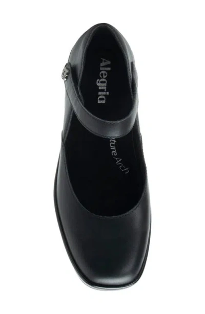 Alegria By Pg Lite Hayes Platform Wedge Mary Jane In Black
