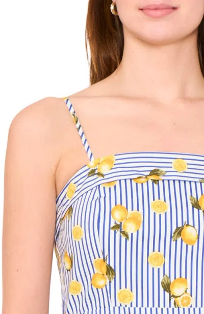 Cece Drop Waist Sundress In Yellow