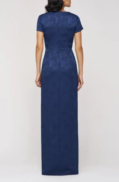 Js Collections Aidy Faux Wrap Column Gown