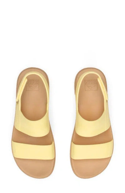 Reef Water Vista Higher Cj7122 Sandalyellow Slingback Platform Zogg1090