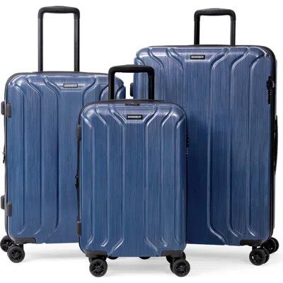 Nonstop New York Elite 3-piece Expandable Spinner Luggage Set And 3-piece Packing Cube Set