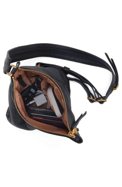 Hobo Small Sway Leather Sling Bag In Black