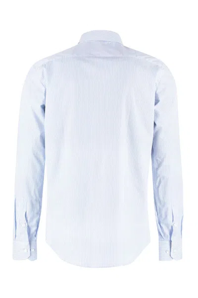 The (alphabet) The (shirt) - Striped Cotton Shirt