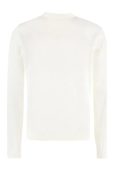 Versace La Greca Semi-sheer Knit Sweater