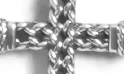 Jonas Studio Braided Cross Pendant Necklace