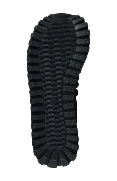 Zigi Dynamo Platform Wedge Sneaker In Black