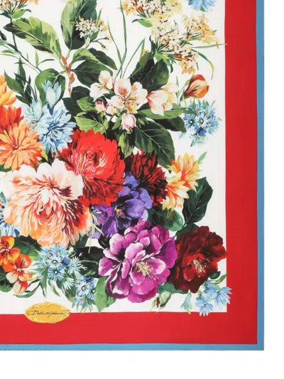 Dolce & Gabbana Floral Silk Scarf