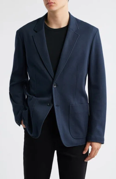 Rag & Bone Butler Patch Pocket Blazer Navy In Blue