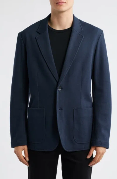 Rag & Bone Butler Patch Pocket Blazer Navy In Blue