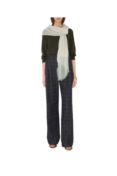 Burberry Wide Ekd Wool Scarf