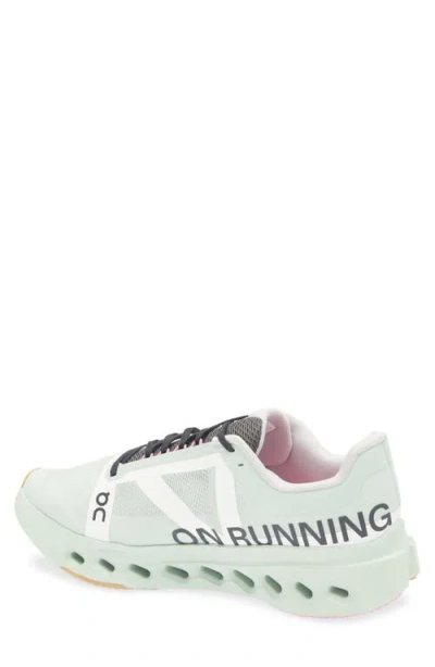 On Cloudsurfer Next Z5 Rubber-trimmed Recycled-mesh Sneakers In Green