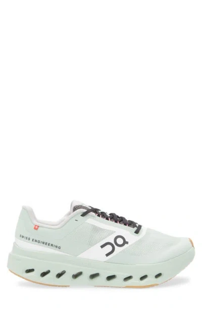 On Cloudsurfer Next Z5 Rubber-trimmed Recycled-mesh Sneakers In Green