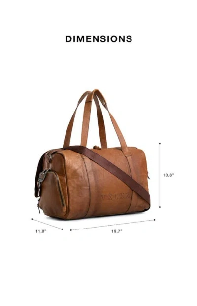 Velez Men Essential Bowling Handbags With Hand-aged Effect