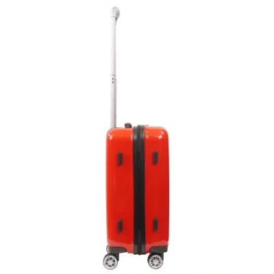 Coca-cola Coca Cola 21 Inch Spinner Rolling Luggage Suitcase, Upright Poly-carbonate Plastic Hard Cases