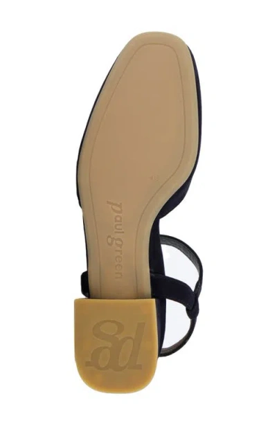 Paul Green Bianca Ankle Strap Pump In Blue