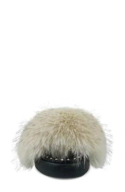 Zigi Fabbi Faux Fur Platform Sandal