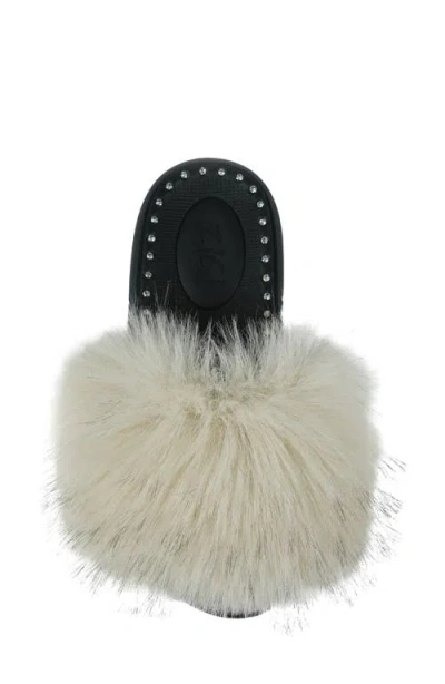 Zigi Fabbi Faux Fur Platform Sandal
