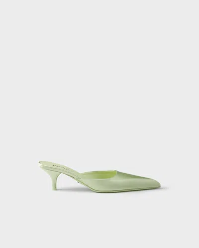 Prada Satin Mules