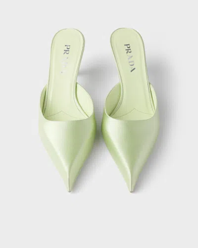 Prada Satin Mules