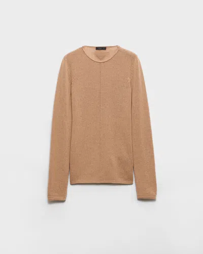Prada Camel Cashmere Sweater