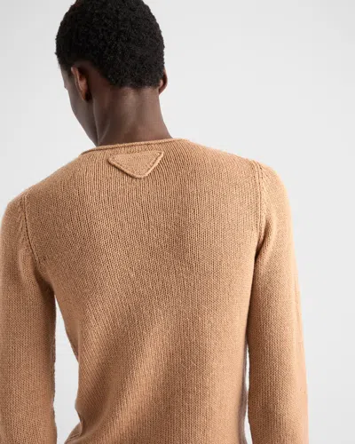 Prada Camel Cashmere Sweater
