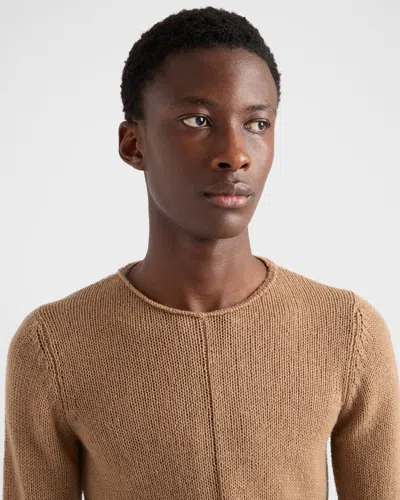 Prada Camel Cashmere Sweater