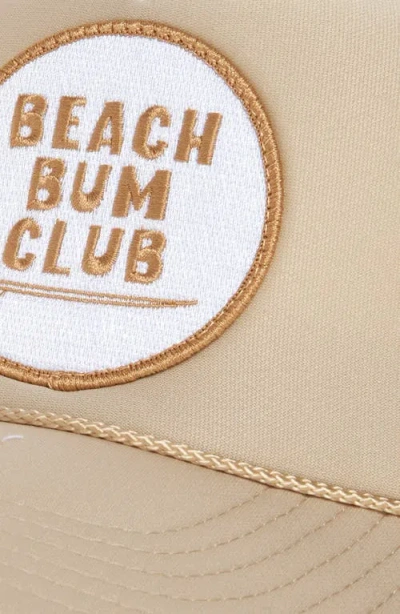 Friday Feelin ' Beach Bum Club Patch Trucker Hat