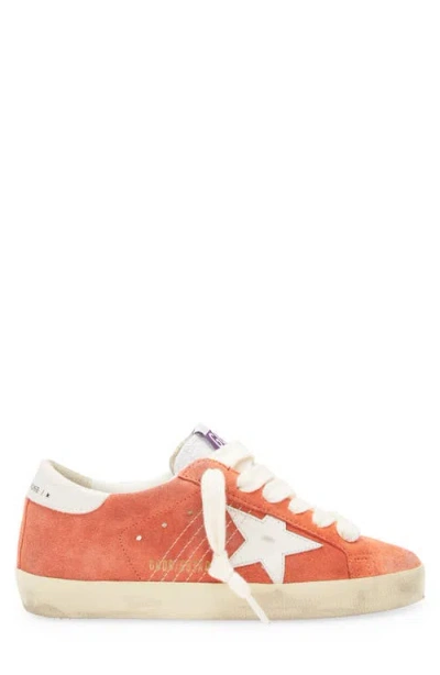 Golden Goose Superstar Mixed Suede Low-top Sneakers In Pink