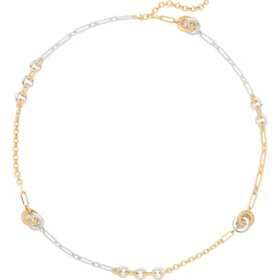 Kate Spade New York Interlock Long Necklace In Multi