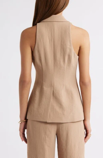Open Edit Notched Lapel Vest