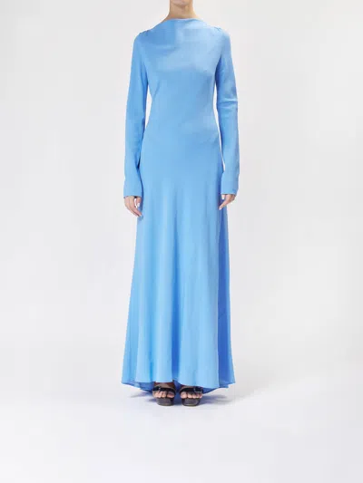 Moschino Vestido Largo - Azul In Blue