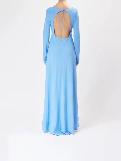 Moschino Vestido Largo - Azul In Blue