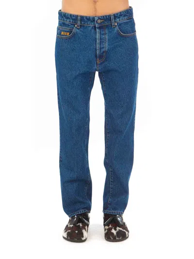 Msgm Jeans Boot-cut - Azul