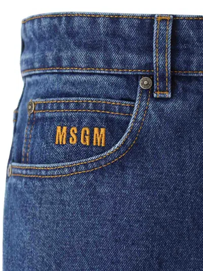 Msgm Jeans Boot-cut - Azul