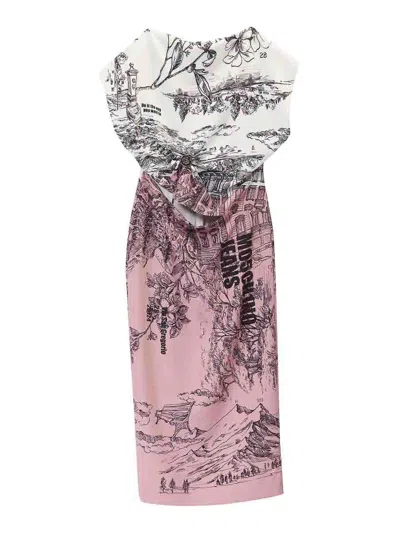 Moschino Vestido Midi - Multicolor