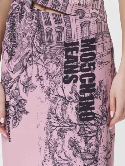 Moschino Vestido Midi - Multicolor