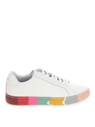 Paul Smith White Leather Sneakers