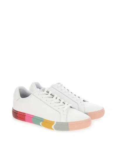 Paul Smith White Leather Sneakers