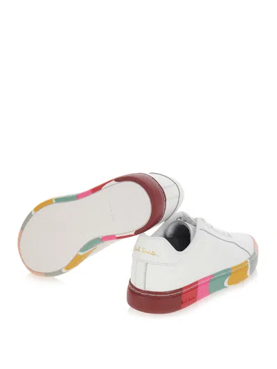 Paul Smith White Leather Sneakers