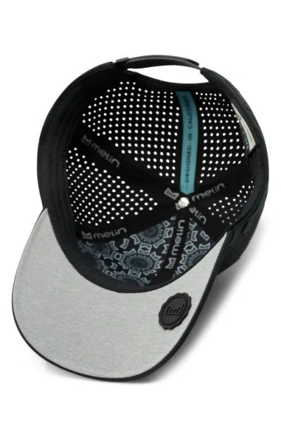 Melin Hydrolite A-game Performance Snapback Hat In Black